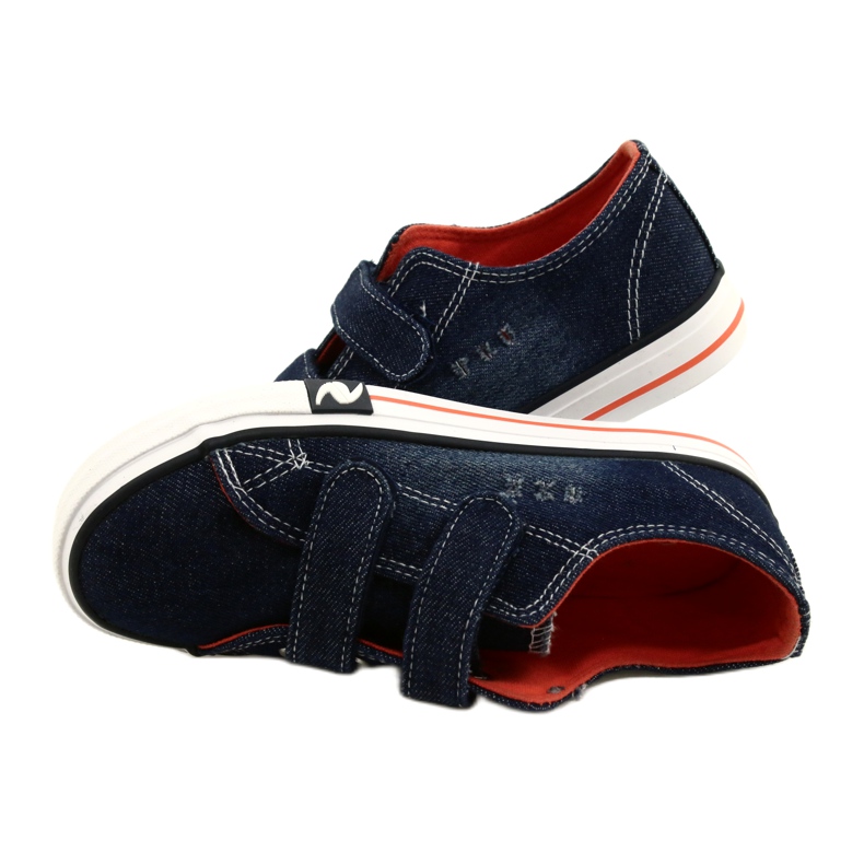Traperice Navy Atletico Velcro WY21427 plava 4