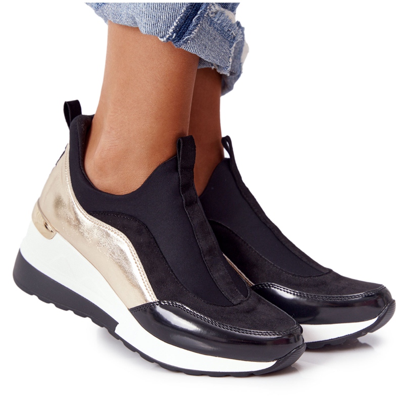 Evento tenisice na klin 21PB35-4000 crno zlatna 3