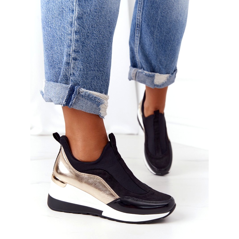 Evento tenisice na klin 21PB35-4000 crno zlatna 2