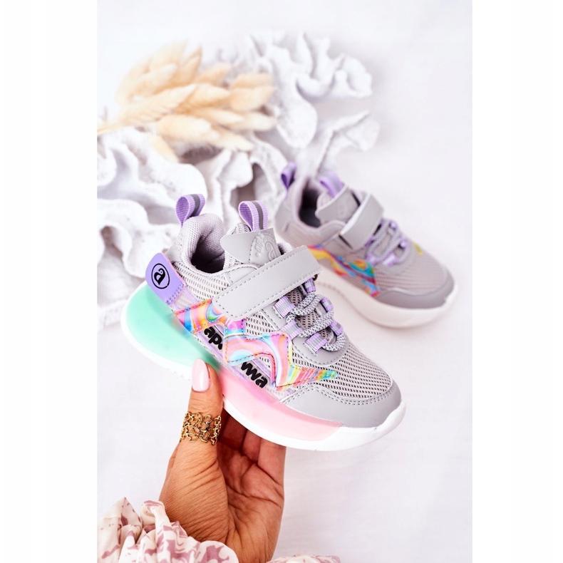 Apawwa Dječje sportske cipele Tenisice Siva 2