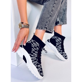 Helti Crne gležnjače sa čarapama crno 2