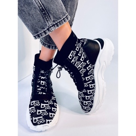 Helti Crne gležnjače sa čarapama crno 1