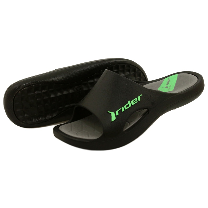 Muške papuče Rider BAY X AD 83060 23899 Crna / Siva / Zelena crno 4