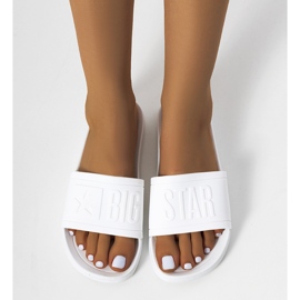 Bijele ženske Big Star DD274A268 papuče bijela 1