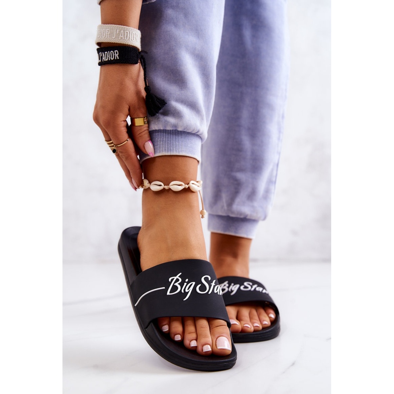 Klasične gumene papuče Big Star JJ274A300 crne crna 1