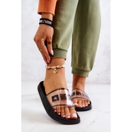 Ženske papuče Big Star JJ274639 crne crno 1