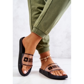 Ženske papuče Big Star JJ274639 crne crna 2