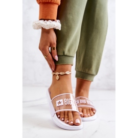 Ženske papuče Big Star JJ274642 Bijele bijela 1