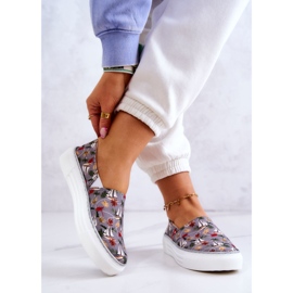 Ženske tenisice slip on Memory Foam Big Star JJ276015 Siva 2