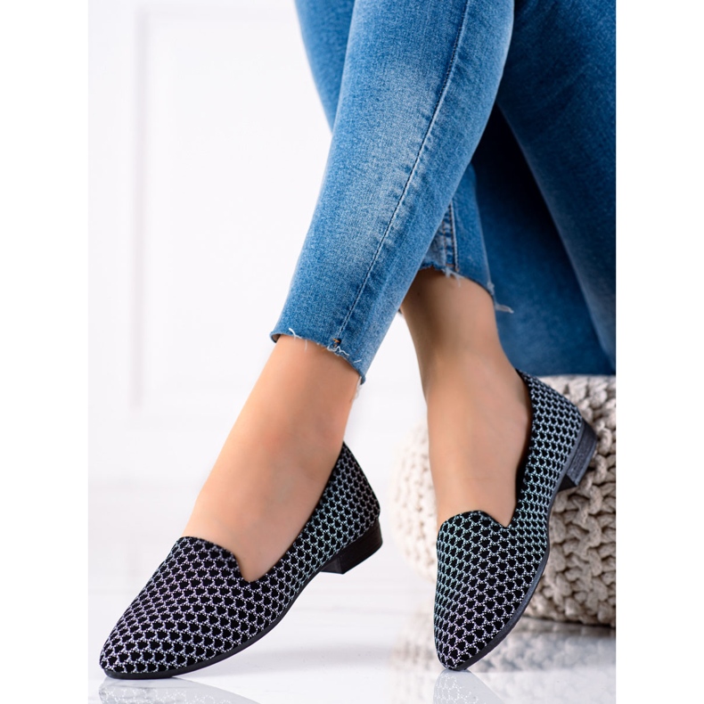 TRENDI Klasični gospodari s uzorkom crna 1