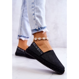 Slip-on espadrile Big Star JJ274878 Crne crno 2