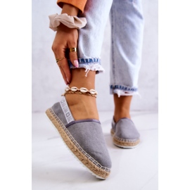 Slip-on espadrile Big Star JJ274876 Siva 1