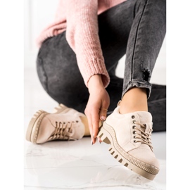 S. BARSKI S.BARSKI Cipele na platformu bež 2