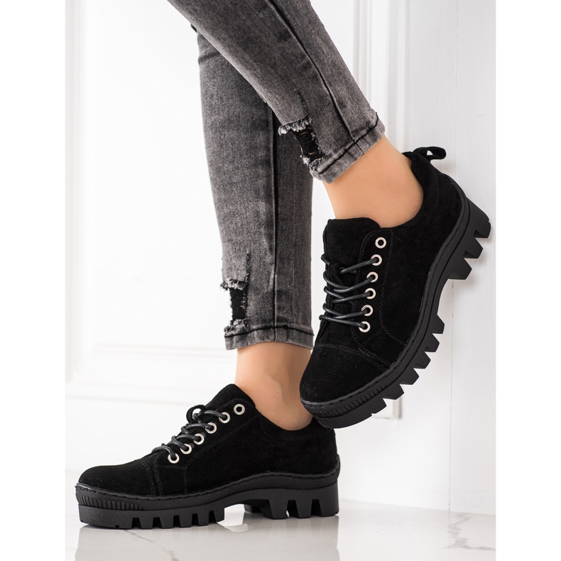 S. BARSKI S.BARSKI Cipele na platformu crno 2