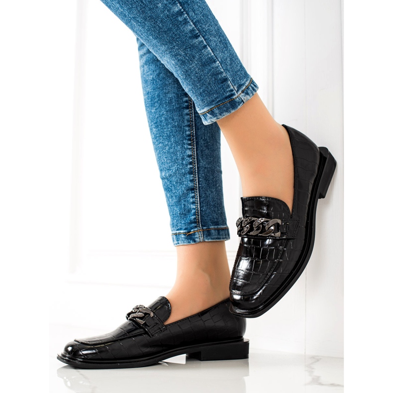 S. BARSKI Elegantne S.BARSKI mokasine crno 1