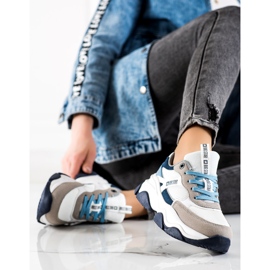 Ženske tenisice Big Star JJ274580 bijela plava raznobojna 2