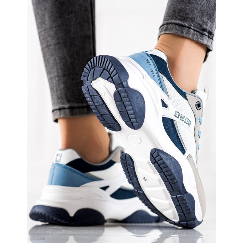 Ženske tenisice Big Star JJ274580 bijela plava višebojan 1