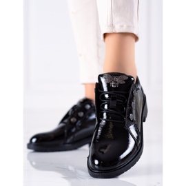 S. BARSKI Cipele na vezanje S.BARSKI crna 1