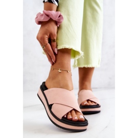 Ženske papuče Big Star JJ274722 Pink ružičasta 1