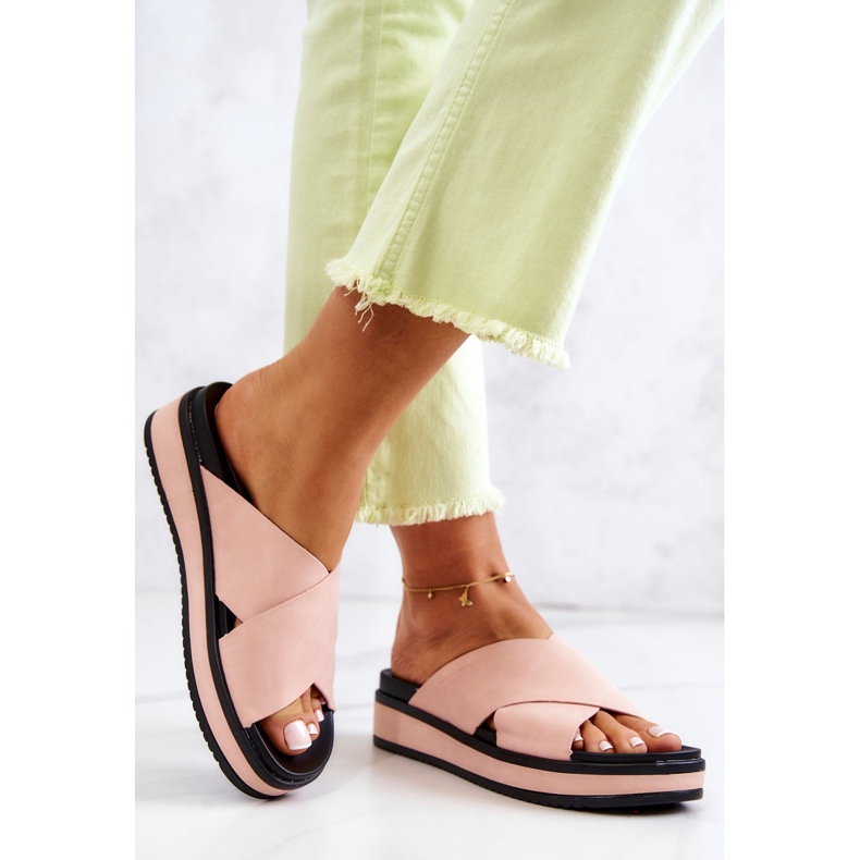 Ženske papuče Big Star JJ274722 Pink ružičasta 2