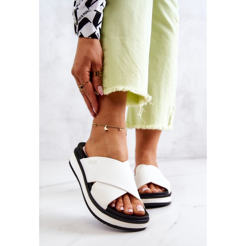 Ženske papuče Big Star JJ274723 Bijele bijela 1