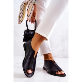 Kožne cipele sa patentnim zatvaračem Nicole 2718/001 Crna 2