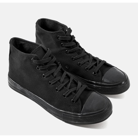 Crne Paus tenisice za gležnjeve crna 1