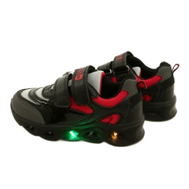ADI Sports Shoes LED Glowing Velcro News 22DZ32-4836 Siva crno 6