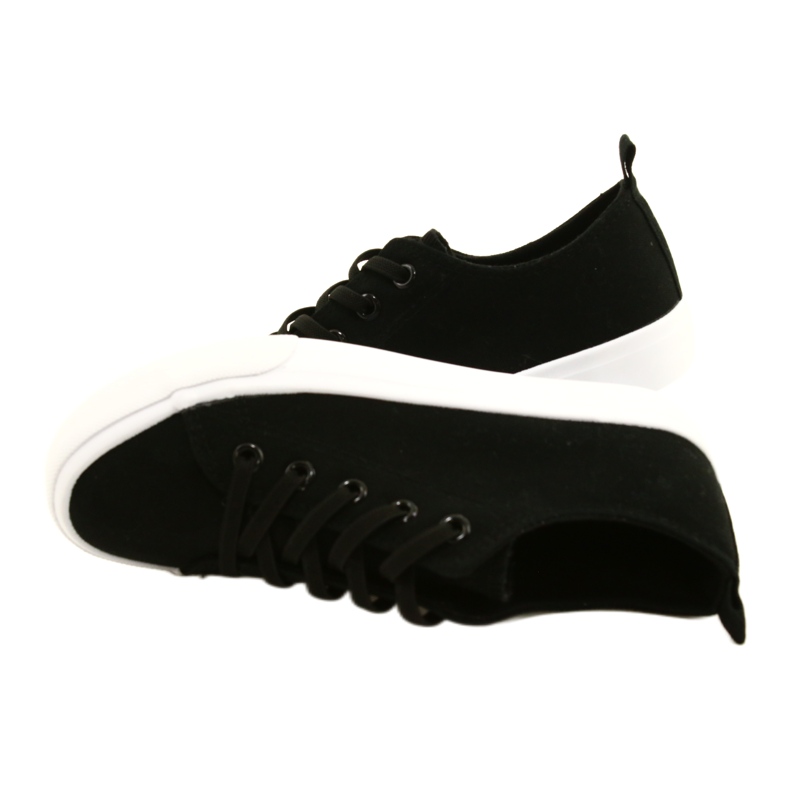 Atletico Dječje crne povezane klasične tenisice WY20761 crna 4