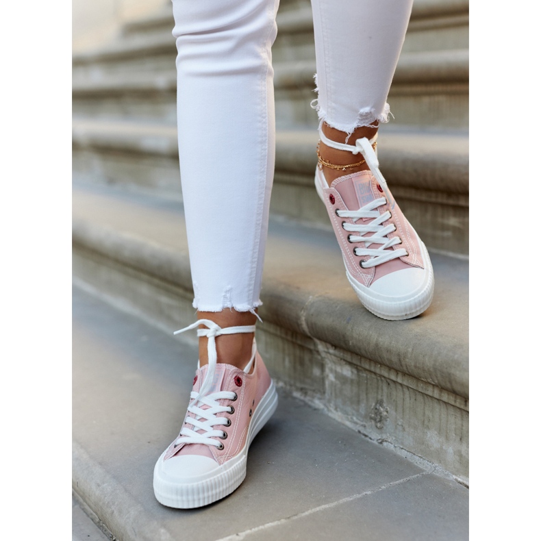 Ženske niske tenisice Big Star JJ274385 Pink ružičasta 1