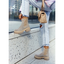 Lemar Suede ženske čizme svijetlosive Kennel siva 1