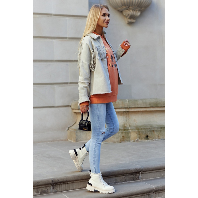 S.Barski Ženske tenisice, čizme, Larina svijetlo bež 2