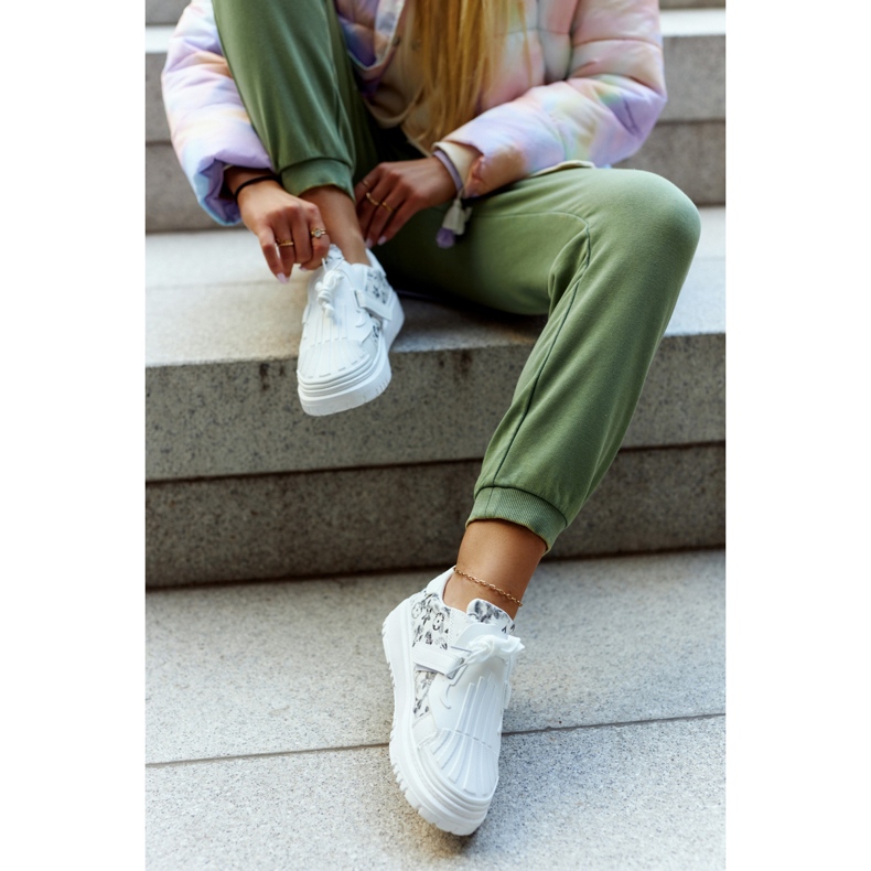 PM1 Ženske sportske tenisice bijelo-crne Your Dreams bijela crna 1