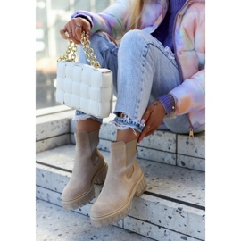 Lemar Ženske antilop čizme svijetlo bež Kennel 2