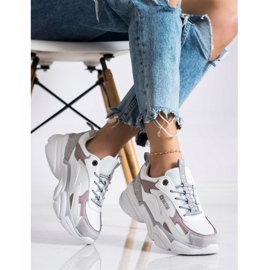 Ženske tenisice Big Star HH274255 bež bijela 2