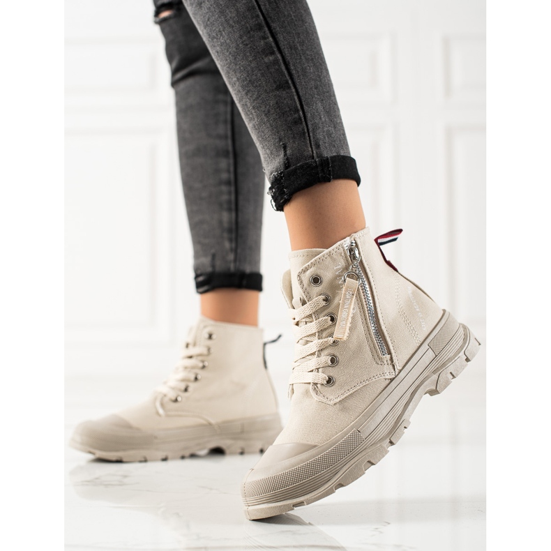 Sabatina Tenisice s patentnim zatvaračem bež 2