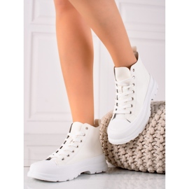 Forever Folie Modne visoke tenisice bijela 2