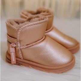 PA1 Dječje čizme za snijeg Pink Frosty ružičasta ružičasta 1