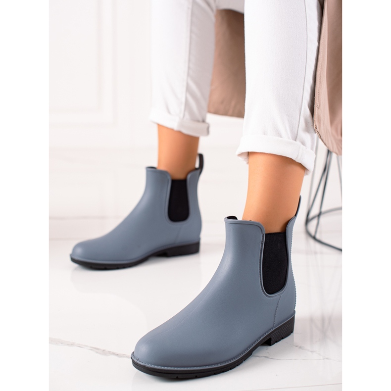 TRENDI Klasične sive galoše siva 1