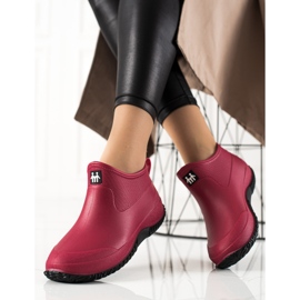 TRENDI Niske crvene galoše crvena 1