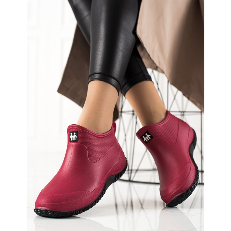 TRENDI Niske crvene galoše crvena 1