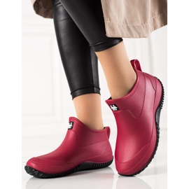 TRENDI Niske crvene galoše crvena 2