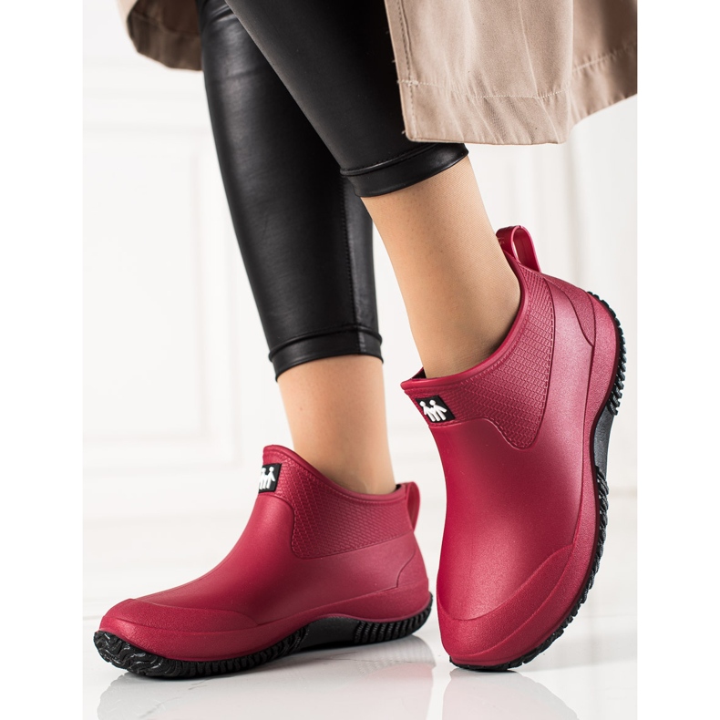 TRENDI Niske crvene galoše crvena 2