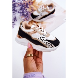 FR1 Dječje sportske cipele Tenisice bijele i crne Kizzie bijela 1