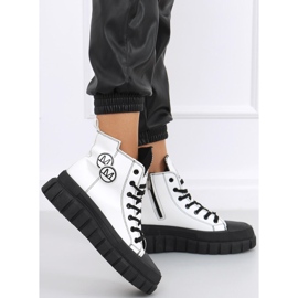 Ayse BIJELE / CRNE tenisice bijela 1