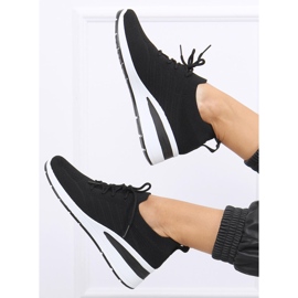 Cipele s čarapama Binita Black crna 1