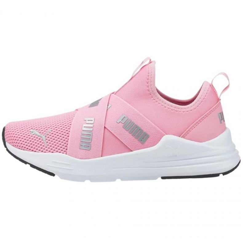 Puma Wired Run Slip On Summer Jr 383732 01 ružičasta 1
