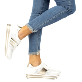 Ever Sports cipele za žene Filippo DP1414 bijela i zlatna 6