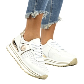 Kožne tenisice Filippo DP3538 / 22 WH bijela 3