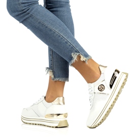 Kožne tenisice Filippo DP3538 / 22 WH bijela 1